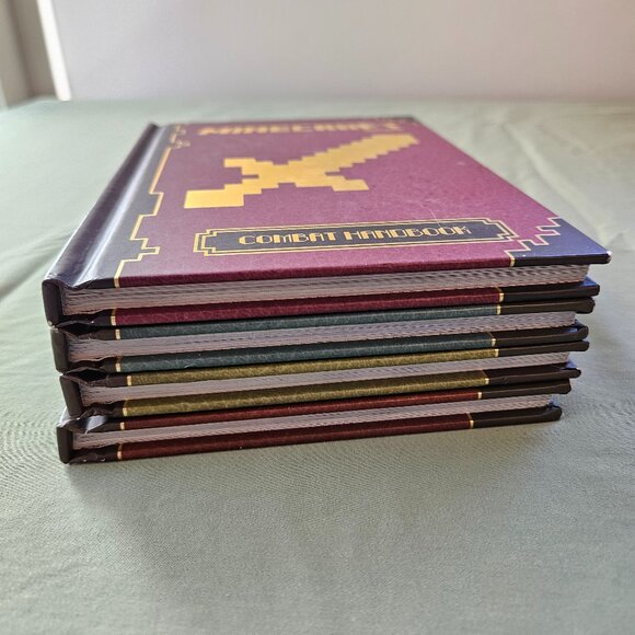 4 Minecraft Mojang Hardcover Books - Redstone, Combat, Beginner's & Construction - Picture 7 of 12